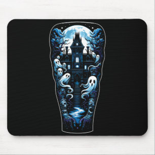 Tapis De Souris Tatouage gothique manoir hanté amateur de tatouage