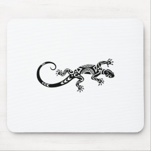 Tapis De Souris tatouage maori de lézard