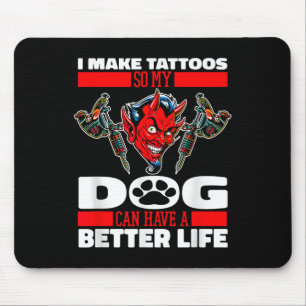 Tapis De Souris Tatouage tatouage de chien tatoué - Artiste de tat