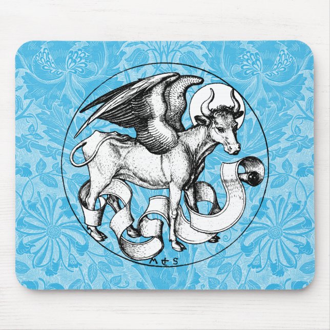 Tapis De Souris Taureau ailé de Saint-Luc du XVe siècle (Devant)