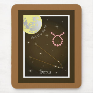 Tapis De Souris Taurus April 21 to May 20 Mauspad