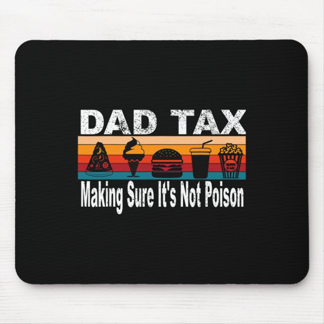 Tapis De Souris Taxes pour s'assurer que ce n'est pas du poison. F (Devant)