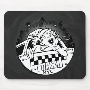 Tapis De Souris Taxi Girl