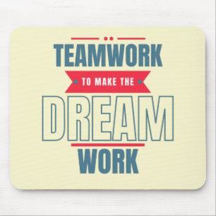 Tapis De Souris Teamwork Motivational Office Supplies Gifts