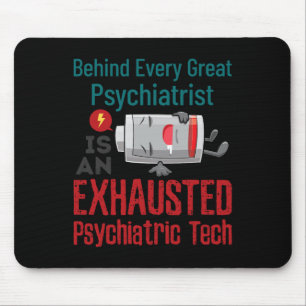 Tapis De Souris Tech Psychiatrique Technicien en Santé Mentale Épu