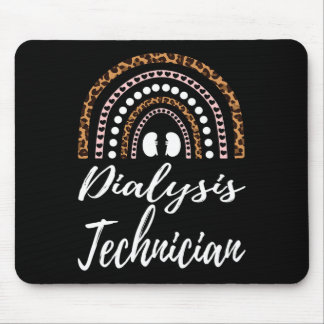 Tapis De Souris Technicien En Dialyse Arc-En-Ciel Et Infirmières E