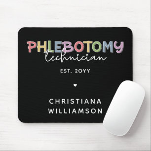 Tapis De Souris Technicien en pharmacie sur mesure PBT Phlebotomie