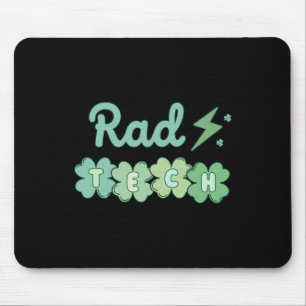 Tapis De Souris Technicien en radiologie St Patricks Day Radiograp