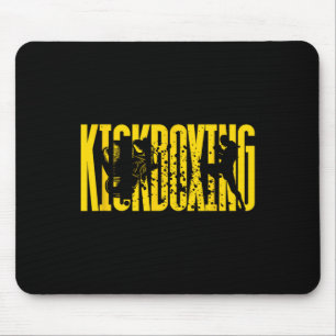 Tapis De Souris Technique de combat de kickboxing