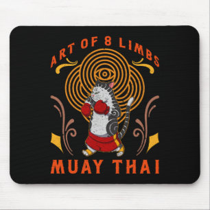 Tapis De Souris Technique de combat thaïlandais Muay Thai poing ge