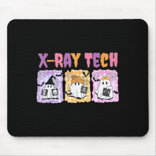 Tapis De Souris Technologue en radiologie Halloween Technologue en