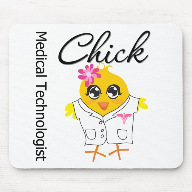 Tapis De Souris Technologue Médicale Chick (Devant)