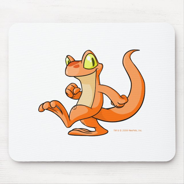 Tapis De Souris Techo orange sur une recherche (Devant)