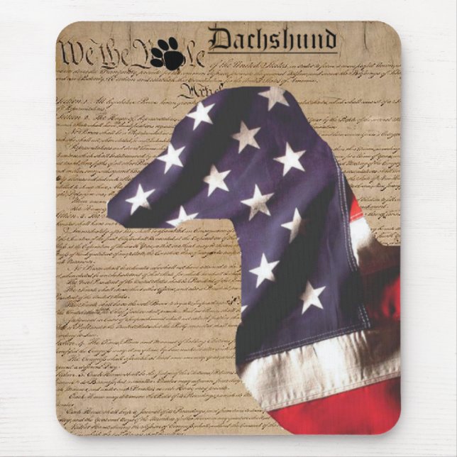 Tapis De Souris Teckel Mousepad de constitution (Devant)
