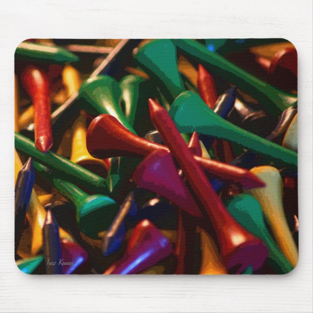 Tapis De Souris Tees de golf (Devant)