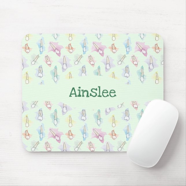 Tapis De Souris Teintures d'aquarelle personnalisées (Avec souris)