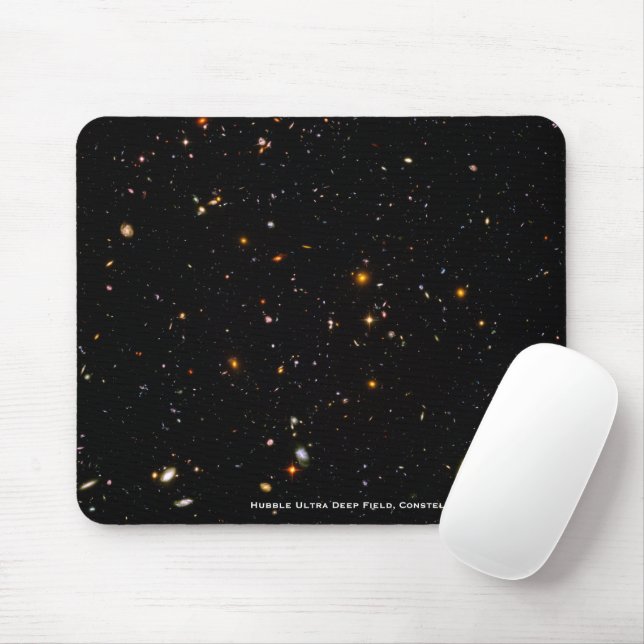 Tapis De Souris Télescope Hubble Ultra Deep Field Galaxies Photo (Avec souris)