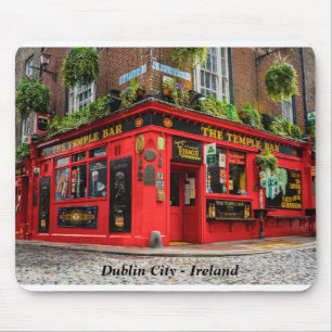 Tapis De Souris Temple Bar Dublin City Irlande