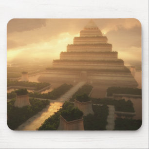 Tapis De Souris Temple de la feuille Mousepad