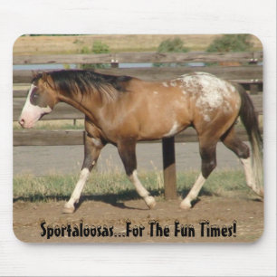 Tapis De Souris Temps d'amusement de sportaloosa d'Appaloosa