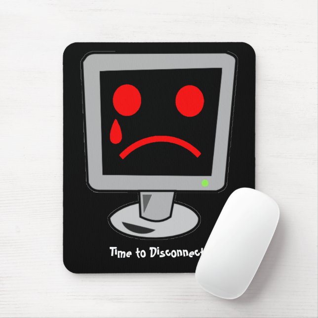 Tapis De Souris Temps de déconnexion de l'ordinateur (Avec souris)