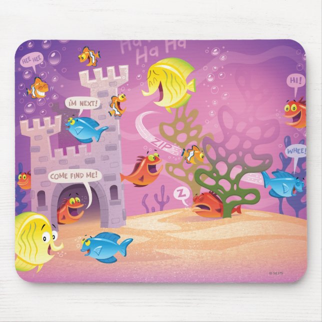 Tapis De Souris Temps vers Compte-Sous la mer (Devant)