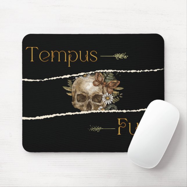 Tapis De Souris Tempus fugit (Avec souris)