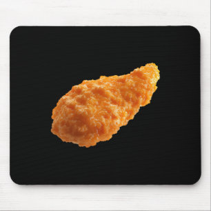 Tapis De Souris Tendre de poulet croustillant amateur de nuggets d