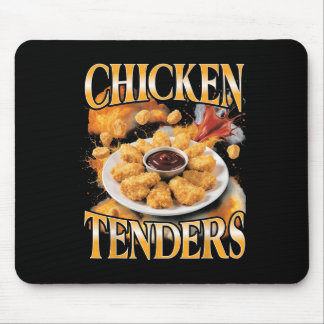 Tapis De Souris Tendres de Poulet Drôle Bootleg Foodie