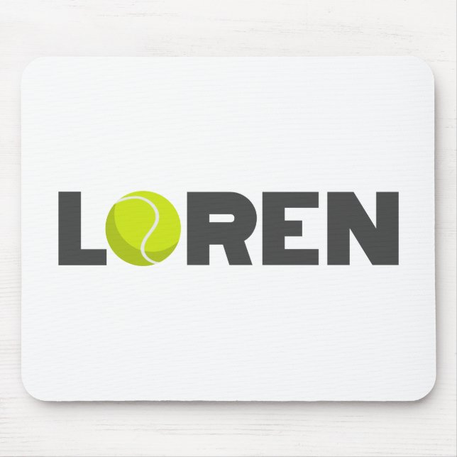 Tapis De Souris Tennis de Loren (Devant)