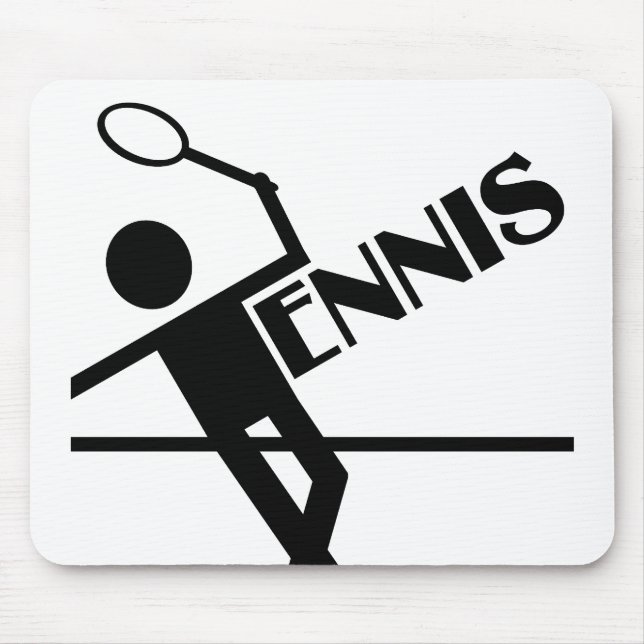 Tapis De Souris Tennis mousepad, personnaliser (Devant)