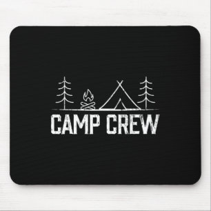 Tapis De Souris Tentes d'équipe de camping Amis Famille Hommes Fem