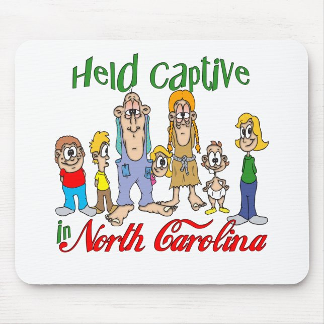 Tapis De Souris Tenu captif en Caroline du Nord (Devant)