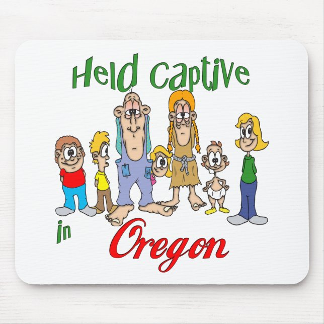 Tapis De Souris Tenu captif en Oregon (Devant)