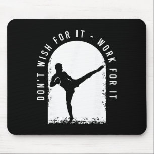 Tapis De Souris Tenue de kickboxing drôle pour un kickboxeur