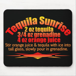 Tapis De Souris Tequila Sunrise mousepad