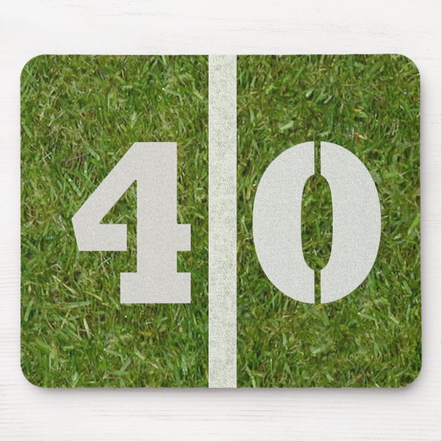 Tapis De Souris Terrain de football Mousepad de 40 lignes (Devant)