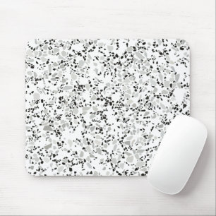 Tapis De Souris Terrazzo blanc moderne