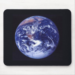 Tapis de souris Terre Apollo 17 Vue de l'espace