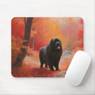 Tapis De Souris Terre-Neuve en automne Leaves Fall Inspire