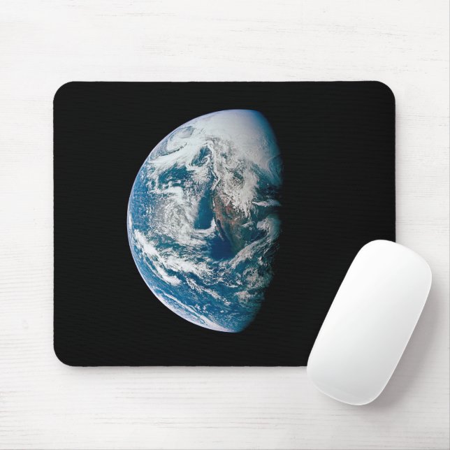 Tapis De Souris Terre Tirée De L'Appareil Spacecraft Apollo 13. (Avec souris)