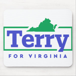 Tapis De Souris Terry McAuliffe pour le gouverneur de Virginie