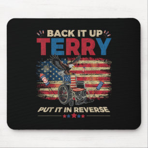 Tapis De Souris Terry Recule Mets-le En Marche Arrière Feu D'Artif