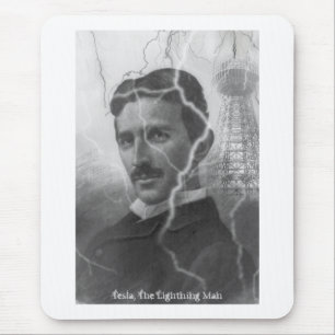 Tapis De Souris Tesla, l'homme de foudre