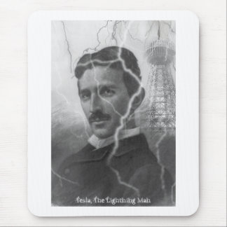 Tapis De Souris Tesla, l'homme de foudre
