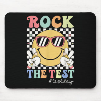Tapis De Souris Test Day Rock The Test Motivational Teacher Testin