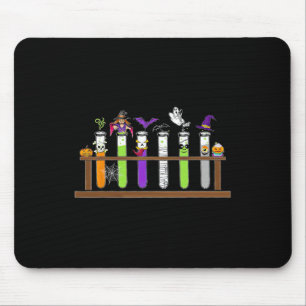 Tapis De Souris Test Tube Chimie Nerd Enseignant Sciences Éffrayan