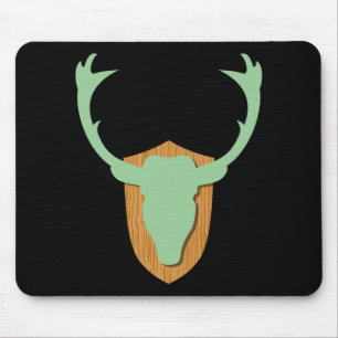 Tapis De Souris Tête verte de cerfs communs