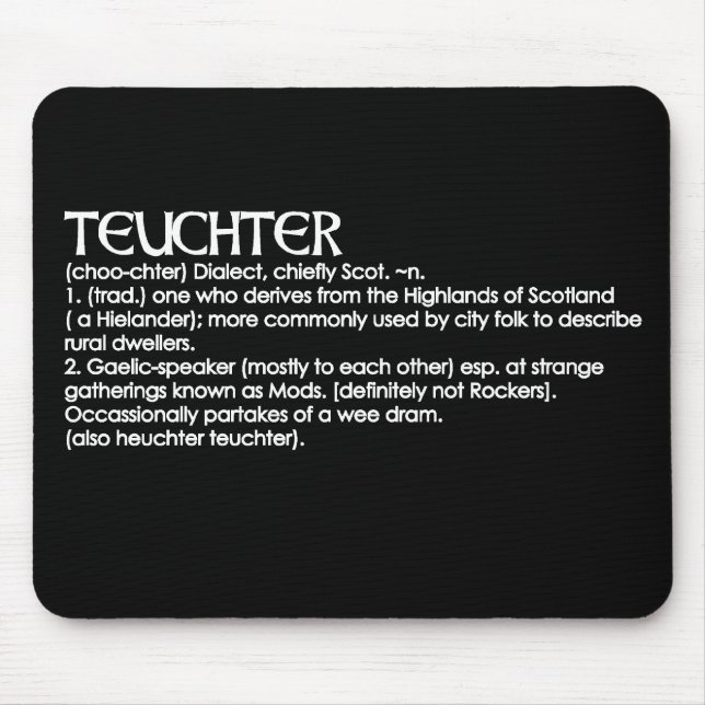 Tapis De Souris Teuchter (Devant)