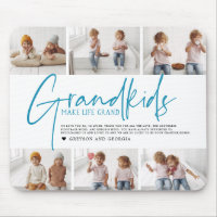 Texte bleu | Grandkids Make Life Grand Photo